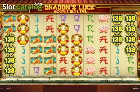Reels screen. Dragon's Luck Power Reels slot