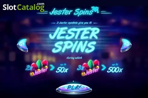 Paytable 1. Jester Spins slot
