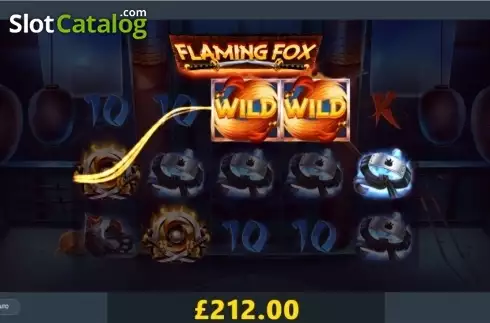 画面6. Flaming Fox (フレーミング・フォックス) カジノスロット