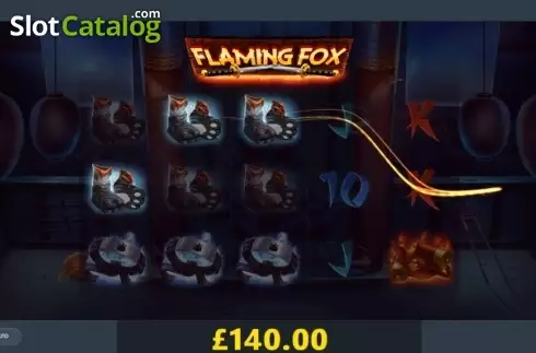 Win Screen 4. Flaming Fox slot