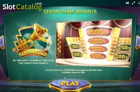 Paytable 1. Lucky Mr Green slot
