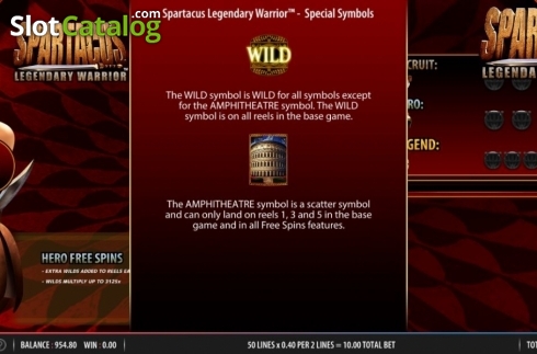 Bildschirm6. Spartacus Legendary Warrior slot