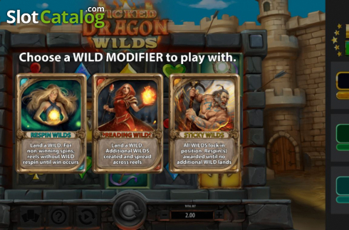 Bildschirm2. Wicked Dragon Wilds slot