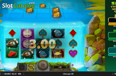 Schermo5. Nessie's Treasure Mega Drop Quest slot