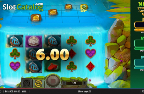 Bildschirm6. Nessie's Treasure Mega Drop Quest slot