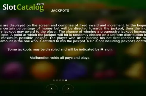 Game Rules screen. 5 Clover Fire slot