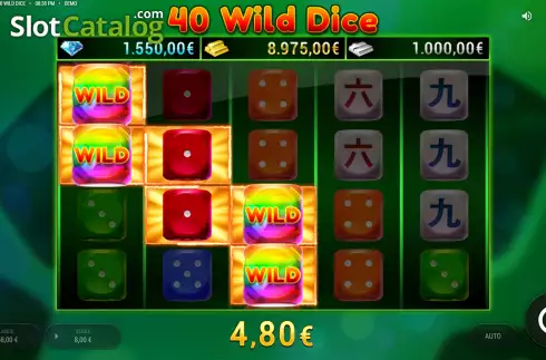 画面4. 40 Wild Dice カジノスロット