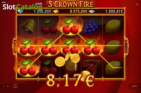 Ekran3. 5 Crown Fire yuvası