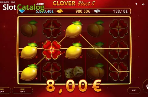 Skärmdump4. Clover Blast 5 slot