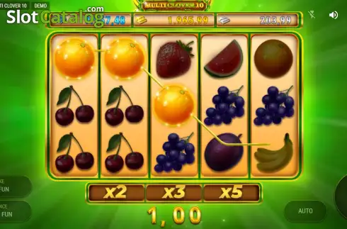 Schermo3. Multi Clover 10 slot