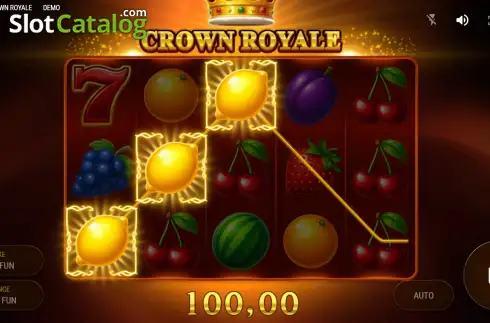 画面3. Crown Royale カジノスロット