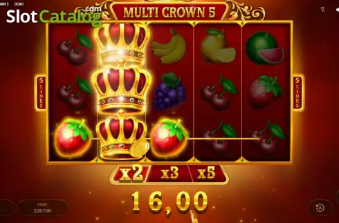 Ekran3. Multi Crown 5 yuvası