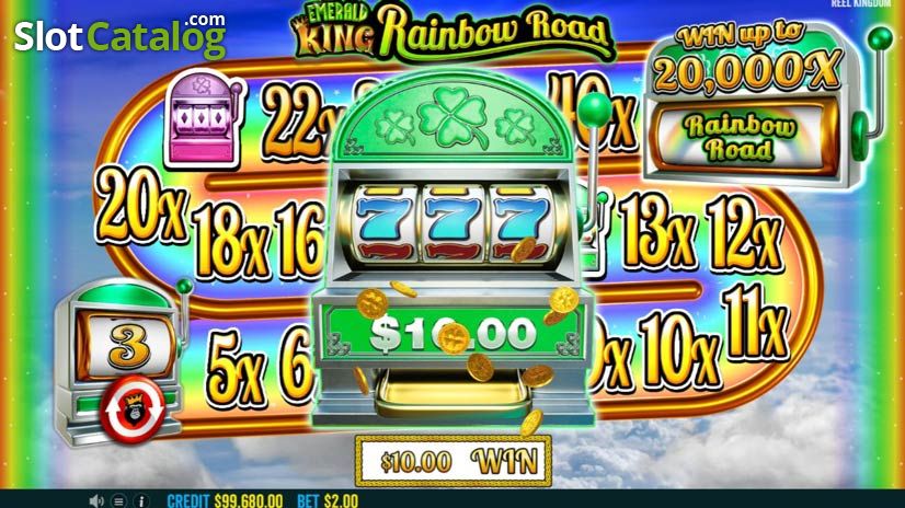 Video Emerald King: Rainbow Road Gameplay