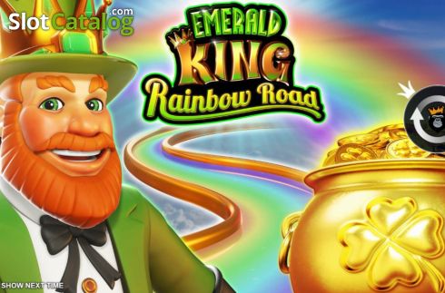 Écran2. Emerald King Rainbow Road Machine à sous
