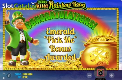 Ekran4. Emerald King Rainbow Road yuvası