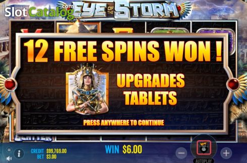 Free Spins 1. Eye of the Storm slot