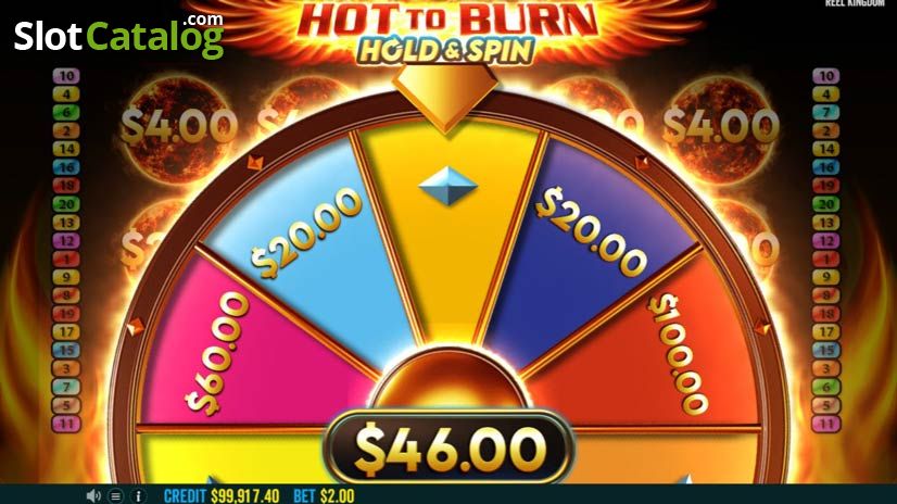 Hot To Burn：ゲームプレイをホールドアンドスピン