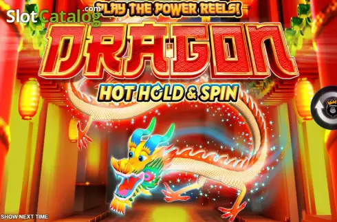 Start Screen. Dragon Hot Hold and Spin slot