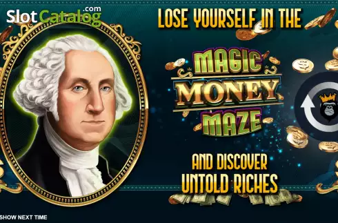 Start Screen. Magic Money Maze slot