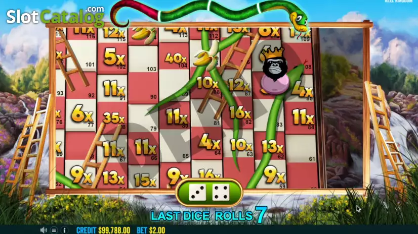 Video Snakes and Ladders Snake Eyes Slot