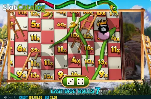 Bonus Game 4. Snakes and Ladders Snake Eyes slot