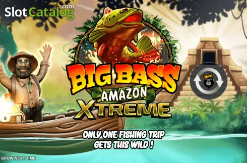 画面2. Big Bass Amazon Xtreme カジノスロット