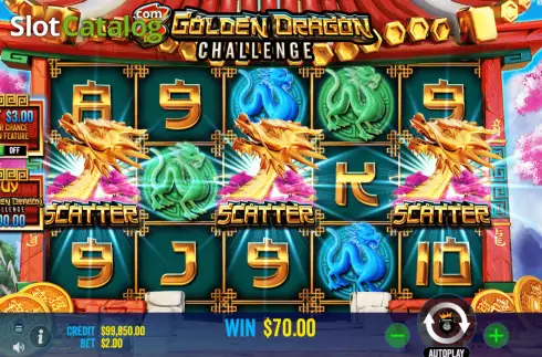 画面5. 8 Golden Dragon Challenge カジノスロット