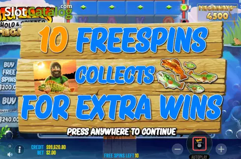 Free Spins 1. Big Bass Hold and Spinner Megaways slot