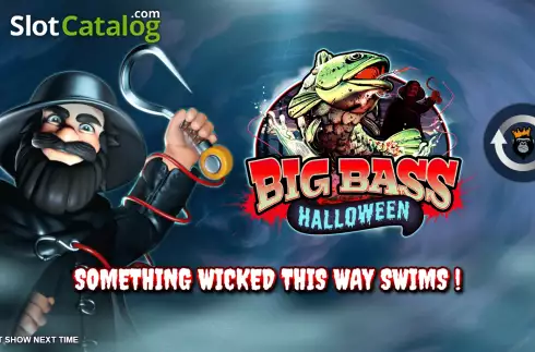 Start Screen. Big Bass Halloween slot