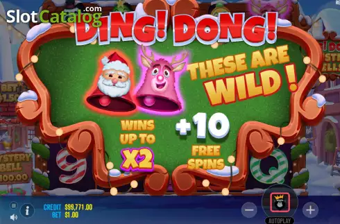 Free Spins Win Screen 2. Ding Dong Christmas Bells slot