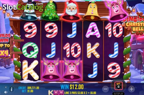 Free Spins Win Screen 3. Ding Dong Christmas Bells slot