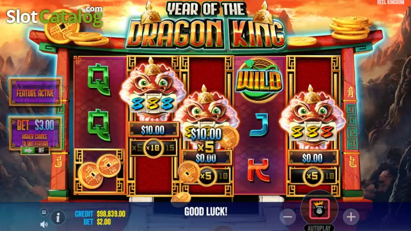 Video Year of the Dragon King Slot