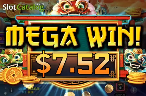 Mega Win. Year of the Dragon King slot
