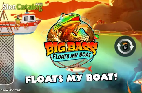 Start Screen. Big Bass Floats My Boat slot