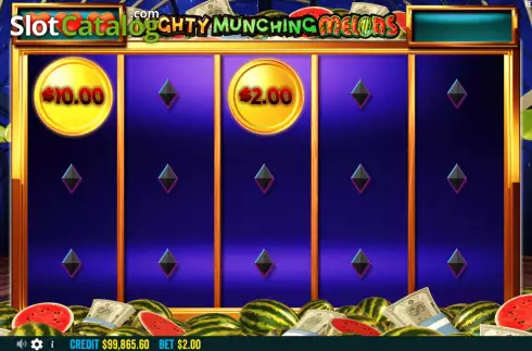 画面6. Mighty Munching Melons カジノスロット