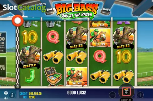 Scatter Symbols. Big Bass Day At The Races slot