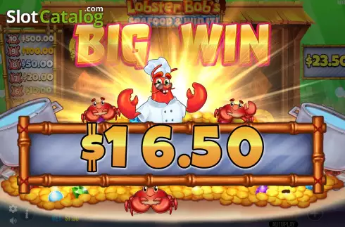Hold and Win Bonus Gameplay Screen 3. Lobster Bob’s Sea Food and Win It slot