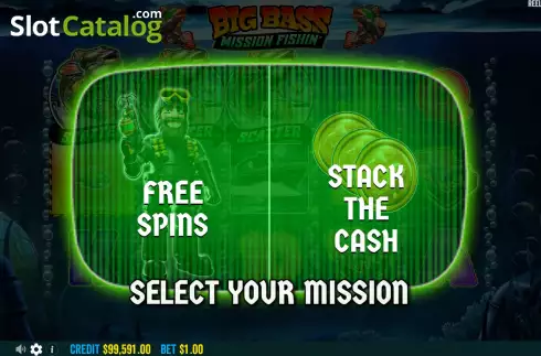 Free Spins Win Screen. Big Bass Fishing Mission slot