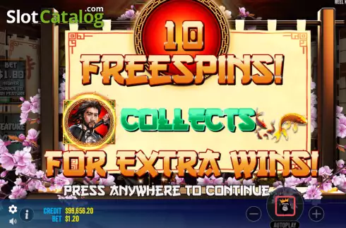 Ecran4. Samurai Code slot