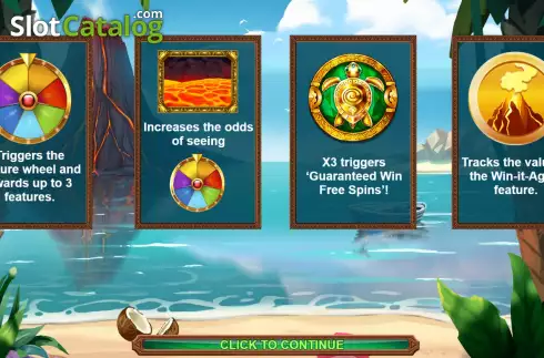 Schermo2. Winfall in Paradise slot