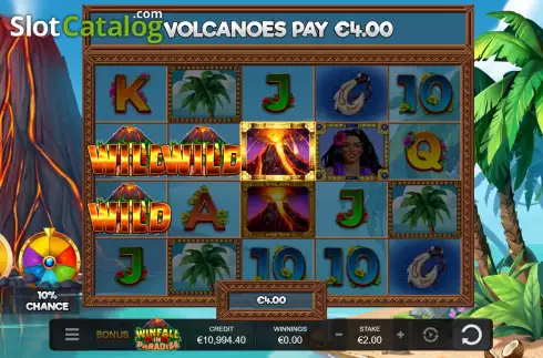 Schermo6. Winfall in Paradise slot