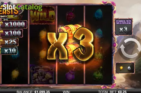 Schermo5. Age of Beasts Infinity Reels slot