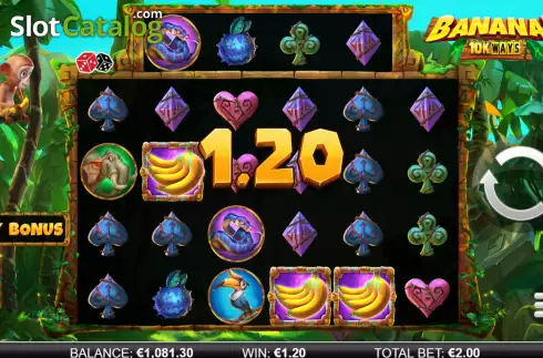 Bildschirm5. Bananaz 10K Ways slot