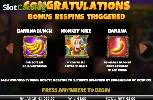 Free Spins 1. Bananaz 10K Ways slot