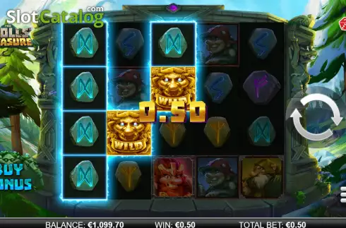 Bildschirm6. The Trolls' Treasure slot
