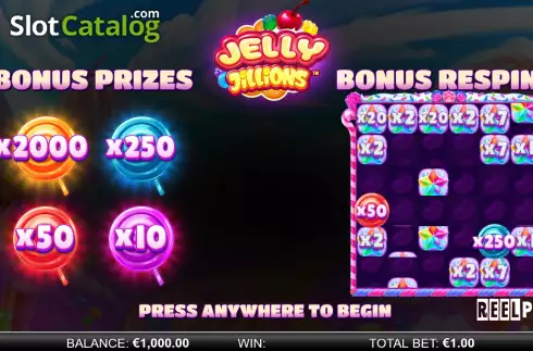 Schermo2. Jelly Jillions slot