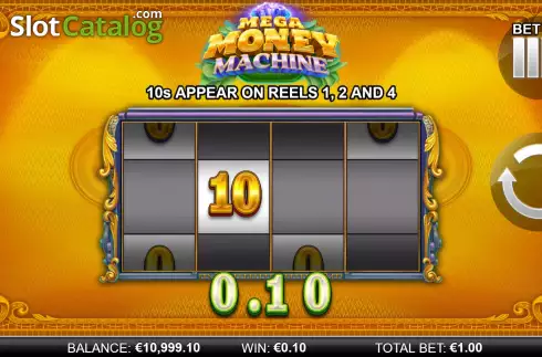 Win Screen. Mega Money Machine slot