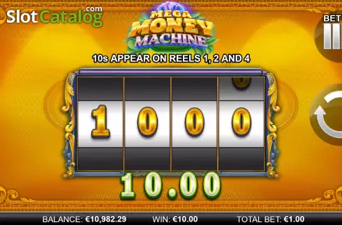 Win Screen 3. Mega Money Machine slot