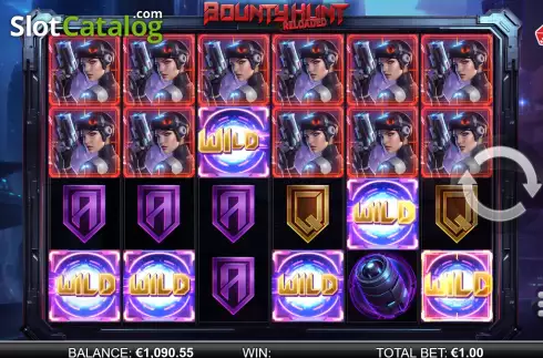 Bildschirm7. Bounty Hunt Reloaded slot