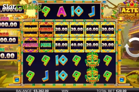 Ecran2. Aztec Lightning Blitz slot
